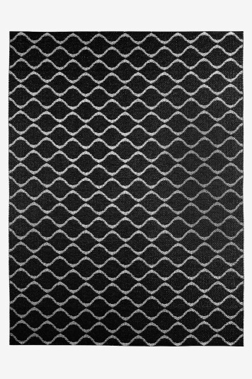 Horredsmattan Teppe Wave 200 x 300 cm Svart