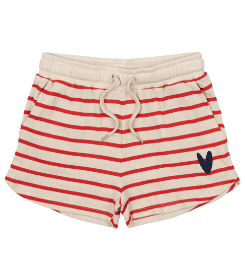 The New Shorts TnNil Poppy Rød Striped The New 3 4 år 98 104 Shorts Beige