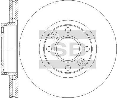 Bremseskive Hi Q SD3069