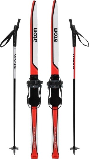 Skisett for barn / Barneski 100 cm / Ski med staver og bindinger
