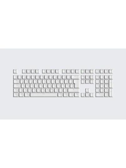 Wooting PBT ISO Keycaps Just White Tastehetter Tysk Hvit