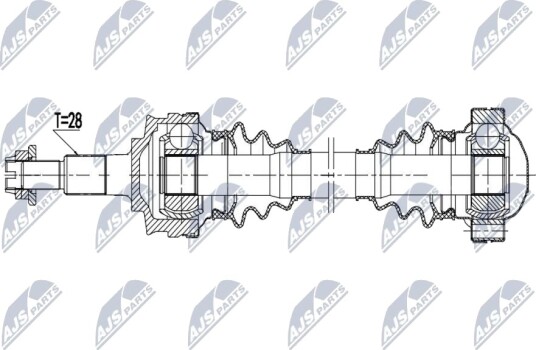 Nty Drivaksel NTY NPW PS 010