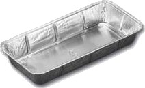 Alubakke 1000 Ml 266X131x39 Mm,8 Pk X 100 Stk/Krt