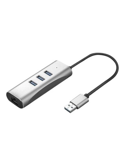 Roline VALUE network adapter USB C 3.1 USB 3.0 x 3 + Gigabit Ethernet x 1 + USB 3.1 x 1 12.99.1116
