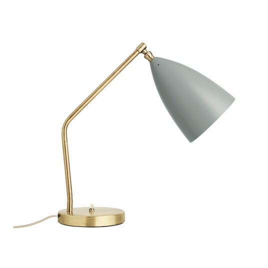 Gubi - Gräshoppa - Bordslampa, Blågrå - Bordlamper - Greta Magnusson Grossman - Grå