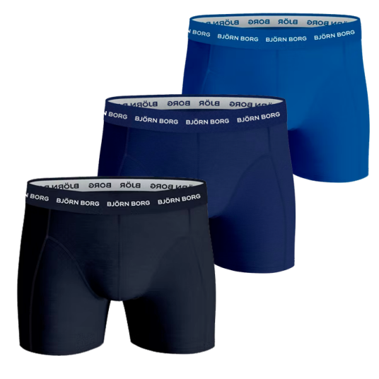 Björn Borg Boxerkalsong 3 pack Blå XL
