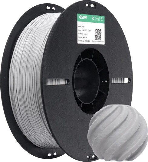eSun PLA+ Concrete Grey eSun PLA+ Concrete Grey