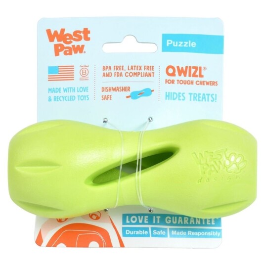West Paw Qwizl Grønn 17 cm