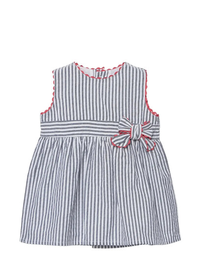 Boboli Poplin Dress Striped For Baby Bci Multi/patterned 92
