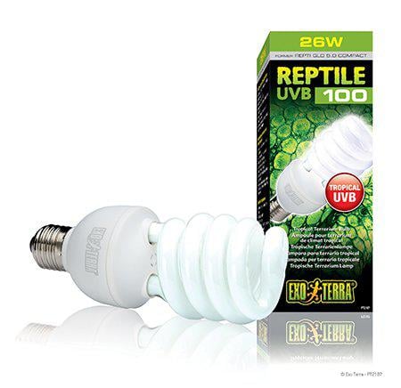 Exoterra Reptile Uvb 100 Fluorescent Lamp 25W E27 (220.1871) Exoterra Reptile Uvb 100 Fluorescent Lamp 25W E27 (220.1871)