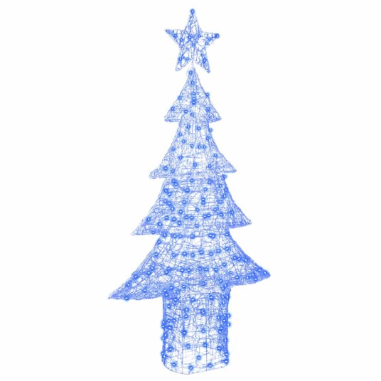  Juletre med 240 LED Blå 180 cm Akryl