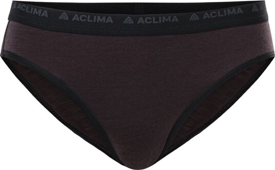 Aclima Women's Lightwool Briefs Chocolate Plum L
