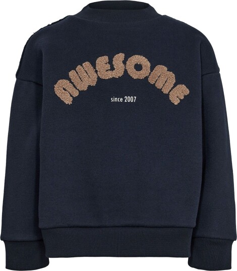 Sofie Schnoor Collegegenser Dark Blue m. Trykk Sofie Schnoor 8 år 128 Collegegenser Blå