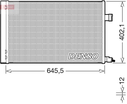 Kondensator DENSO DCN11009 Kondensator DENSO DCN11009