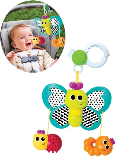 Bkids Barnevognleke rangle sommerfugl Bkids Barnevognleke rangle sommerfugl