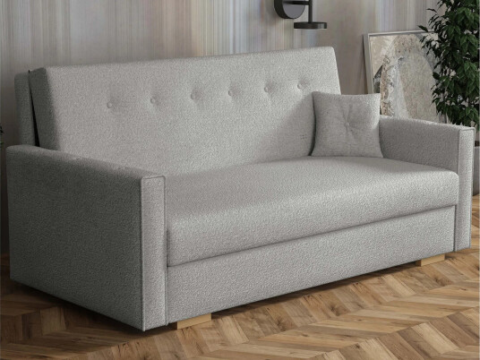 Ajiz Sovesofa 3 seter i Bouclé Grå