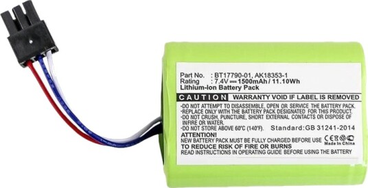 Coreparts Håndholdt Batteri 1500 Mah 11.1 Wh Svart MBXPOS-BA0046