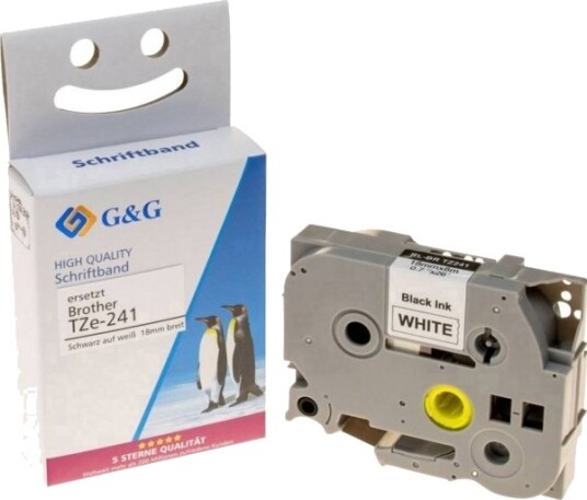 G&Amp Amp G Skrivetape Kompatibel Med Brother Tze 241