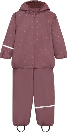 CeLaVi Rainwear Set   Aop W. Fleece   Pink   90