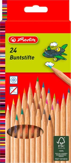 Herlitz Fargeblyanter 24 stk