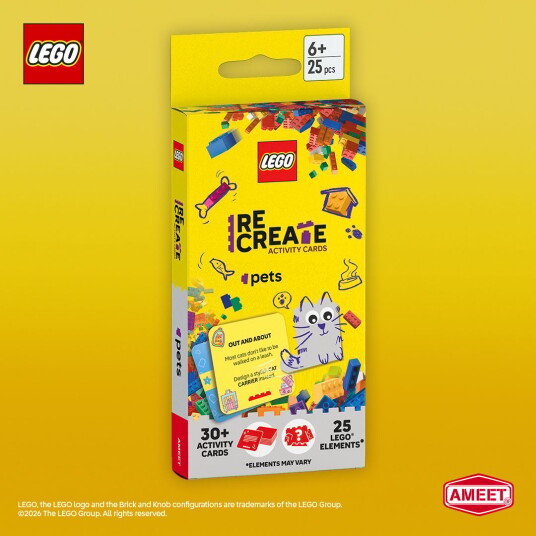 LEGO Recreate Aktivitetskort Kjæledyr 5010360 LEGO Recreate Aktivitetskort Kjæledyr 5010360