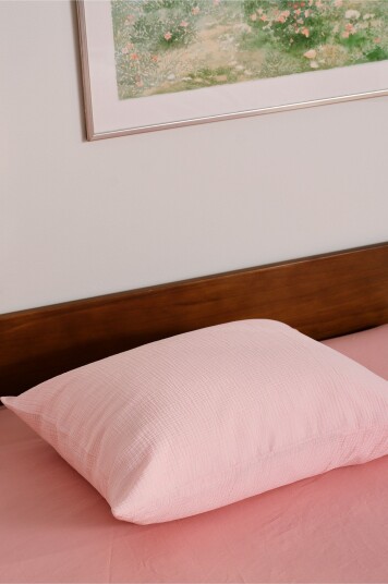Jotex Putetrekk i Musselin Lys rosa AMILIA 213678806373