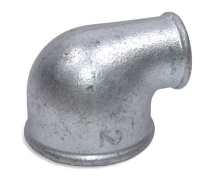 Galvanisert Vinkel muffe/muffe 1/2" x 3/8" - 90 grader Galvanisert Vinkel muffe/muffe 1/2" x 3/8" - 90 grader