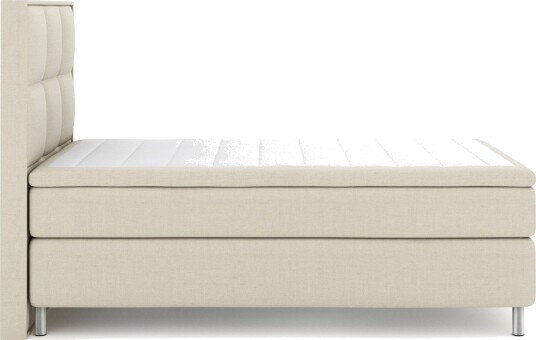 Select No 6 Komplett Sengepakke 120x200 Medium Watergel Beige/Metallben
