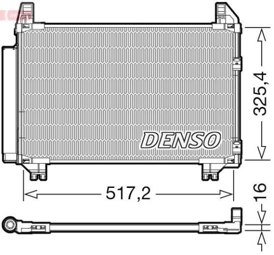Kondensator DENSO DCN50101 Kondensator DENSO DCN50101