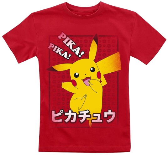 Pokémon   gaming T skjorte   Baby  & barneklær   Kids   Pikachu Pika Pika!   gutter og jenter   rød