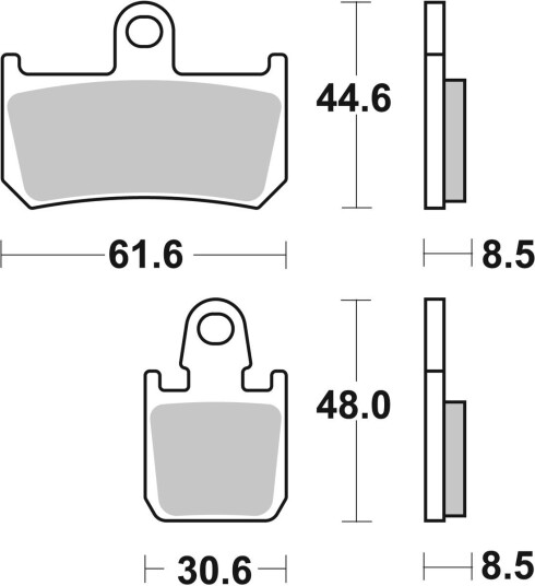 Bremseklosser sbs 839HS Bremseklosser sbs 839HS