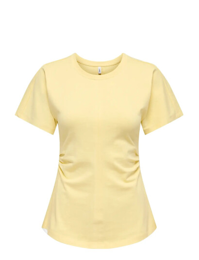 ONLY Onlmarie S/S Ruching Top Jrs Noos Yellow M