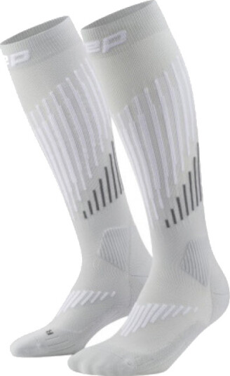 CEP Ski Touring Merino Socks Tall 3.0 Skistrømper Herre Grey/White V