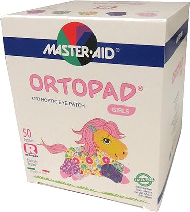 Masteraid Ortopad øyeplaster jenter regular/large 50 stk