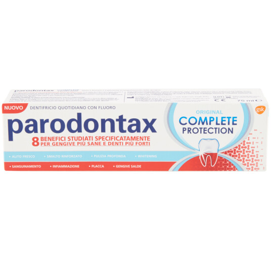 Parodontax Tannkrem Complete Protection Original 75 ml. Parodontax Tannkrem Complete Protection Original 75 ml.
