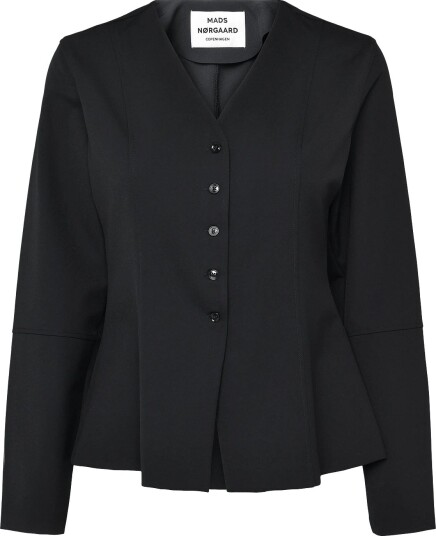 Mads Nørgaard Stretchy Nylon Sara Jacket BLACK 36 Mads Nørgaard Stretchy Nylon Sara Jacket BLACK 36