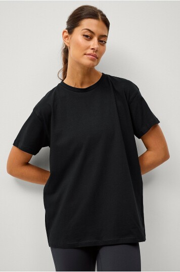 Ellos STUDIO T skjorte Boyfriend Tee Core Svart Ellos STUDIO T skjorte Boyfriend Tee Core Svart