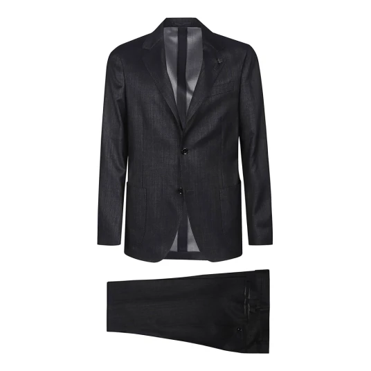 Lardini, Herre, Dress, Svart, L,
