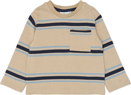 The New Genser   TnstTheodor   Humus Striped   The New   5 år (110)   Genser Beige Blå Brun Lyseblå Marineblå