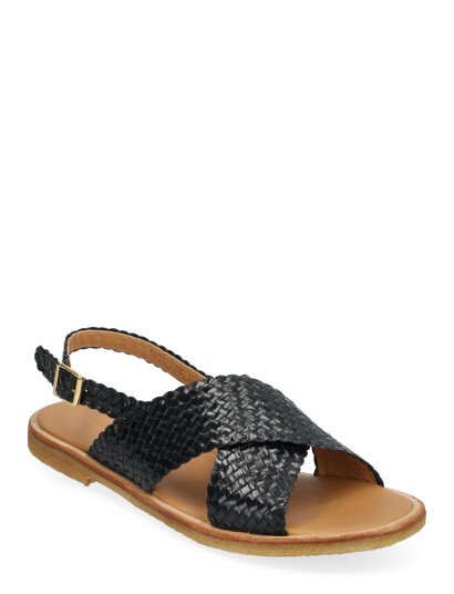 ANGULUS Sandals - Flat - Open Toe - Op - Black - 35