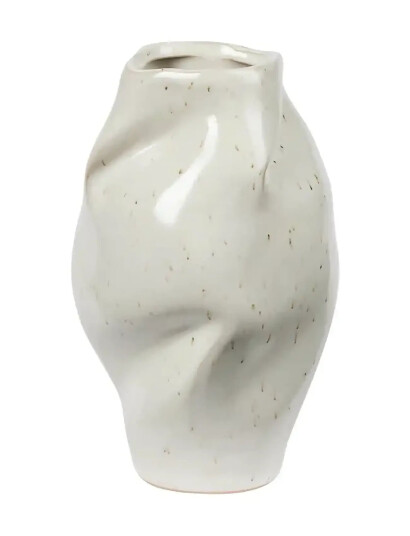 Broste Copenhagen Susie Vase - Cream - H14CM