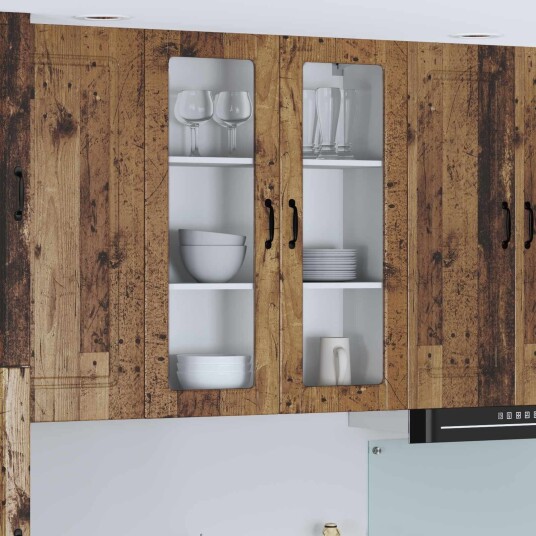  Kjøkken veggskap Gammelt tre 80 x 31 x 100 cm Konstruert tre