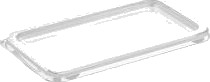 Låg M65 3 179X98x10 Mm Apet Klar T/Pp Bakker K2182 Ompak 10 Ps X 56 Stk/Krt,10 Ps X 56 Stk/Krt