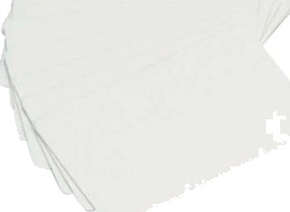 Zebra Premier Polyvinylklorid Pvc 30 Mille Hvit 500 Kort Kort
