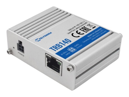 Teltonika TRB140 4G IoT Gateway med 1G Ethernet og Utvendig Antenne