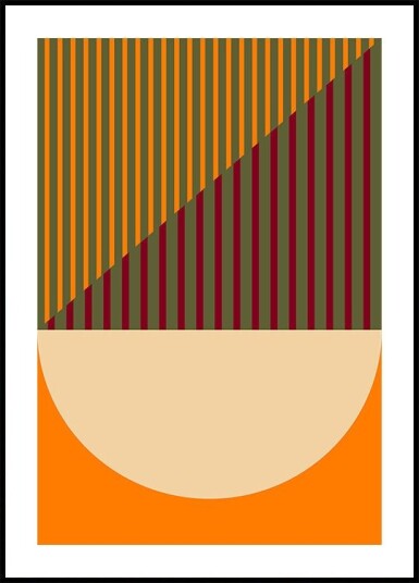 Geometric Spring Summer Plakat Plakat / 21x30cm Geometric Spring Summer Plakat Plakat / 21x30cm