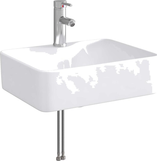  Vaskeservant for bad Krom 48,5 x 37,5 x 13 cm Metall
