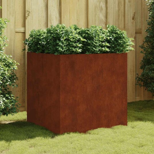 Plantekasse 80x80x80 cm cortenstål