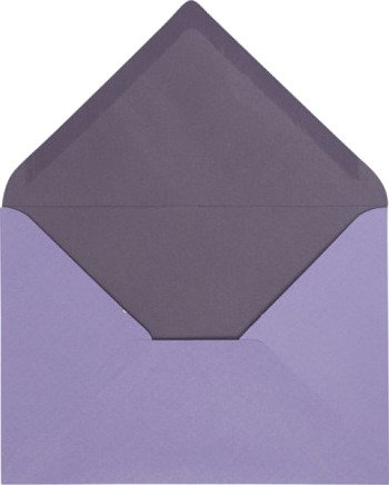 Konvolutt 11,5 x 16 cm 100 g Mørk Lilla Lilla 10 stk