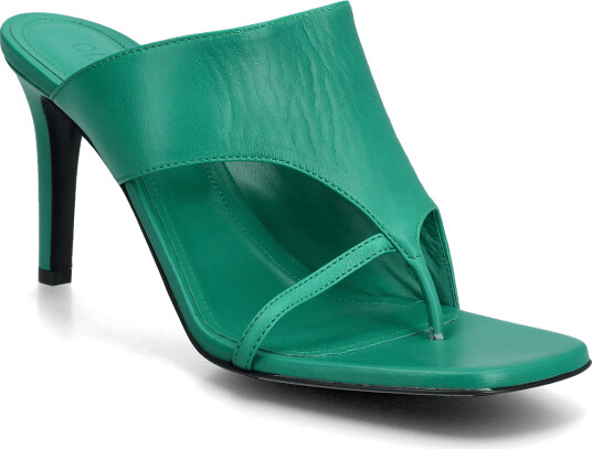 Closed Mule Shoes Emerald Green   Green   40